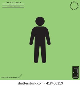 Man - vector icon