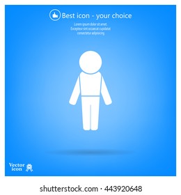 Man - vector icon