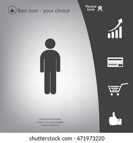 Man - vector icon
