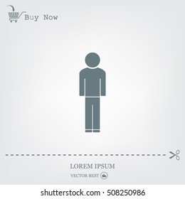 Man - vector icon