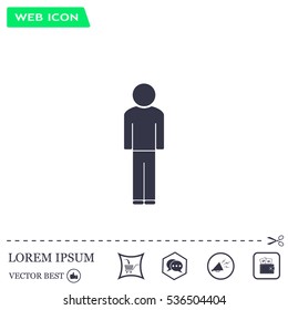 Man - vector icon