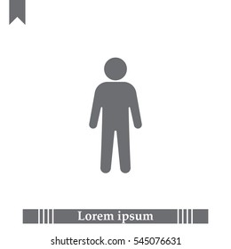 Man - vector icon