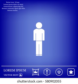 Man - vector icon