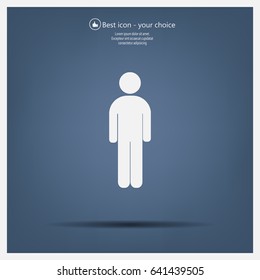 Man - vector icon
