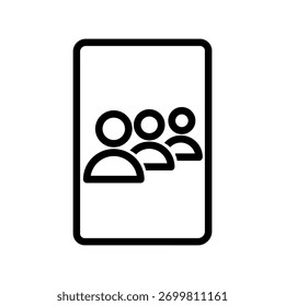 Man vector icon. account illustration sign. user symbol. person logo.