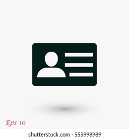 man vector icon, flat design best vector icon