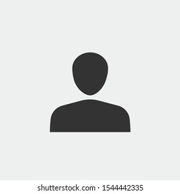 man vector icon flat isolated sign