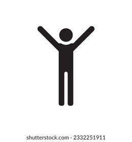 Man vector icon. Human flat sign design. Men symbol pictogram. UX UI icon