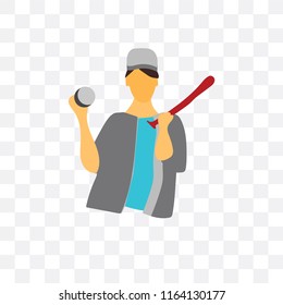 Man vector icon isolated on transparent background, Man logo concept