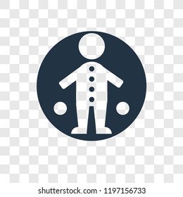 Man vector icon isolated on transparent background, Man transparency logo concept