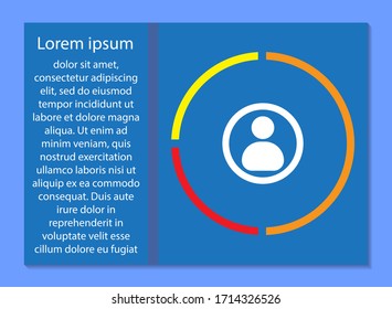 man vector icon. lorem ipsum 10 EPS Design