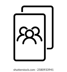 Man vector icon set. account illustration sign collection. user symbol. person logo.