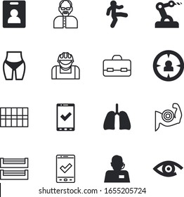 man vector icon set such as: sickness, storage, tray, concrete, button, disease, manager, weight, assistant, recreation, commerce, perfect, spring, luggage, holiday, sales, molecule, find, workman