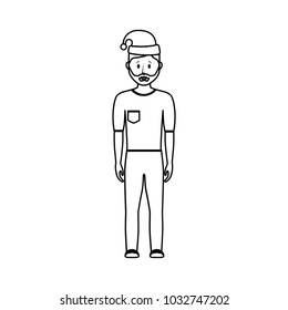 man   vector  illustration