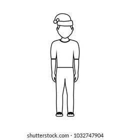 man   vector  illustration