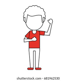 man vector illustration