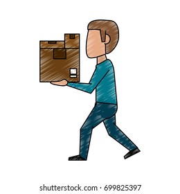 man vector illustration