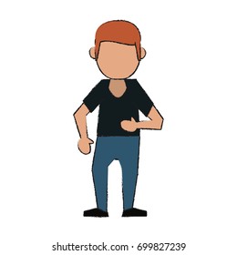 man vector illustration