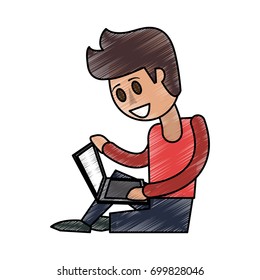 man vector illustration