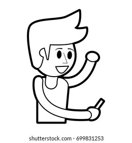 man vector illustration