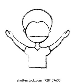 man  vector illustration