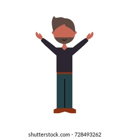 man vector illustration