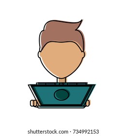 man  vector illustration