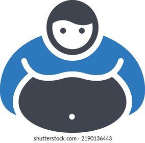 man  Vector illustration on a transparent background. Premium quality symmbols. Glyphs vector icons for concept and graphic design. 
