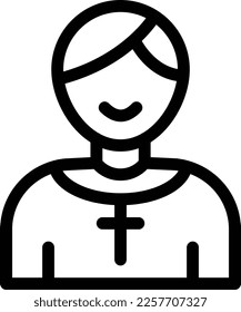 man Vector illustration on a transparent background. Premium quality symmbols. Thin line vector icons for concept and graphic design.