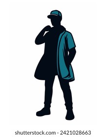 Man Vector Silhouette Large Collection