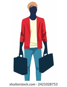 Man Vector Silhouette Large Collection
