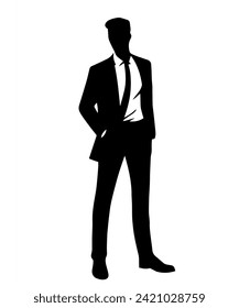 Man Vector Silhouette Large Collection