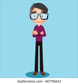 man vector watch emploeye