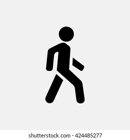 Man walk icon.