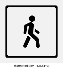 Man Walk Icon.