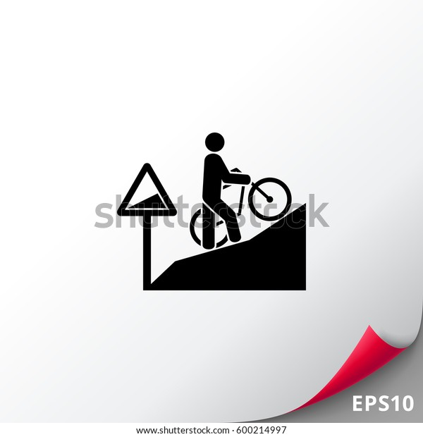 walking bike uphill