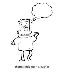 man waving goodbye cartoon