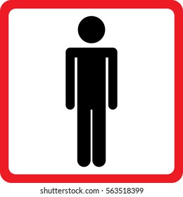 Man WC sign