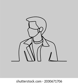 Der Mensch trägt eine Maske, Onlineart