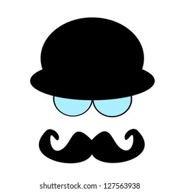 man wearing derby hat