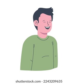 man wearing green coat character