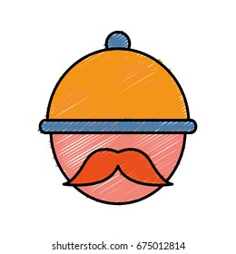man wearing a hat icon