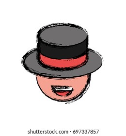 man wearing a hat icon
