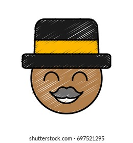 man wearing hat icon
