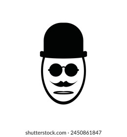 hombre con sombrero y bigote