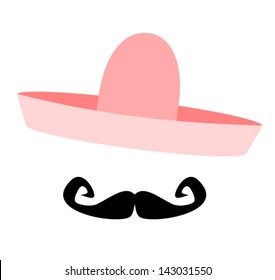 man wearing pink sombrero