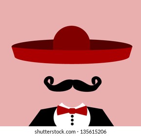 man wearing red sombrero