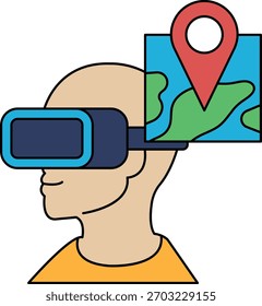 Un hombre con auriculares de realidad virtual. La Imagen es blanco y negro