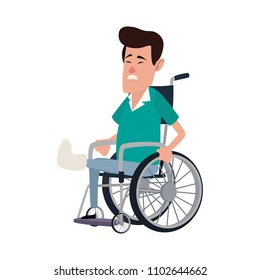 Man in wheelchair