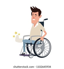 Man in wheelchair